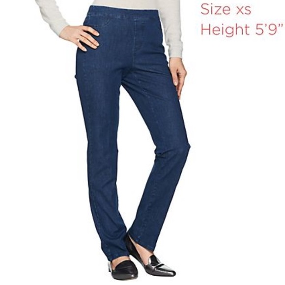 🔹 Isaac Mizrahi Regular 24/7 Denim Straight Leg Jeans 🔹 - Picture 3 of 12